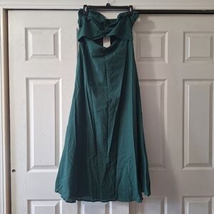 NWT Lillusory Dark Teal Maxi dress size XL